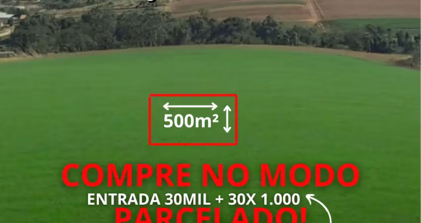 L1- lotes de 500m² por apenas 55mil a vista venha para cotia ótimod lotrd com vista incriveis!