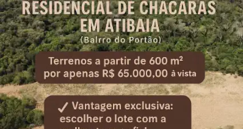 Lançamento em atibaia – residencial no bairro do portão com terrenos a partir de 600 m²