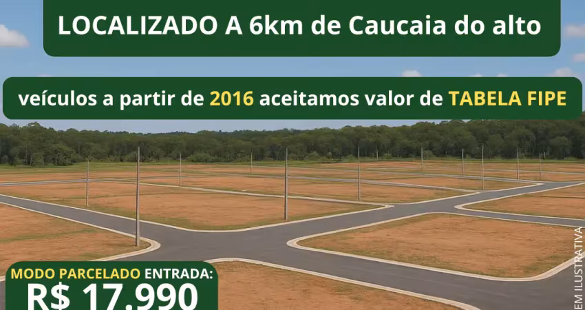 Terrenos residenciais na região de cotia com metragem ampla - opção de chácara modular. promoção imperdível.