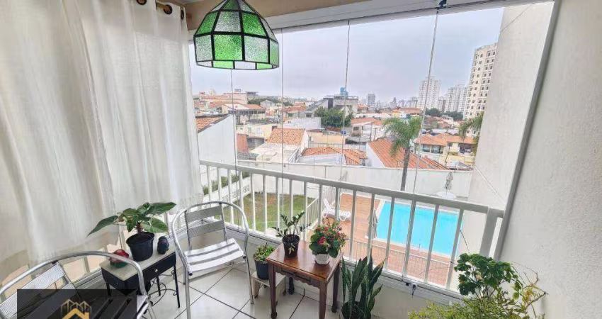 Apartamento com 2 dormitórios à venda, 63 m² por R$ 450.000,00 - Mooca - São Paulo/SP