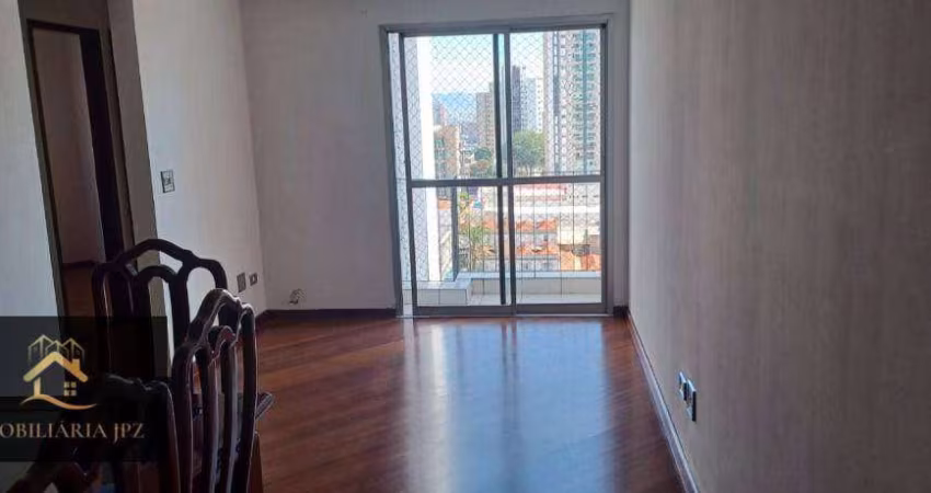 Apartamento com 3 dormitórios para alugar, 75 m² por R$ 3.764,00/mês - Tatuapé - São Paulo/SP