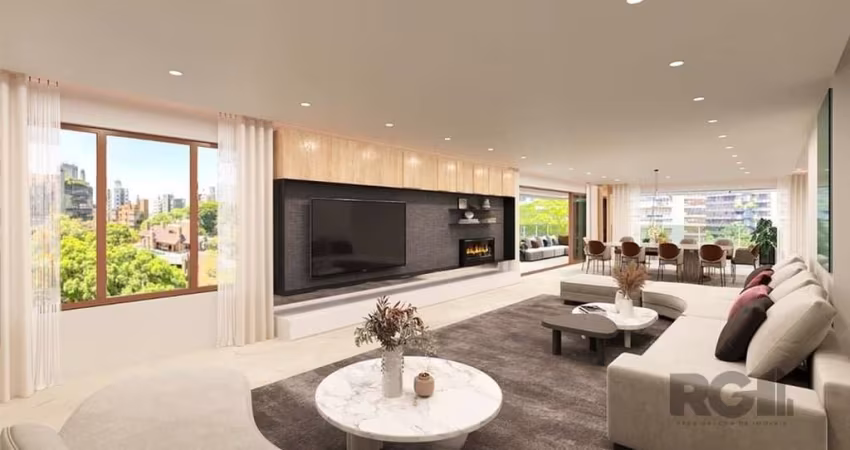 Apartamento de 378,97 m² privativos, com 4 suítes, uma ampla suíte máster com closet, 4 vagas de garagem no Cyrela by Pininfarina, localizado no bairro Bela Vista em Porto Alegre, um sinônimo de luxo 