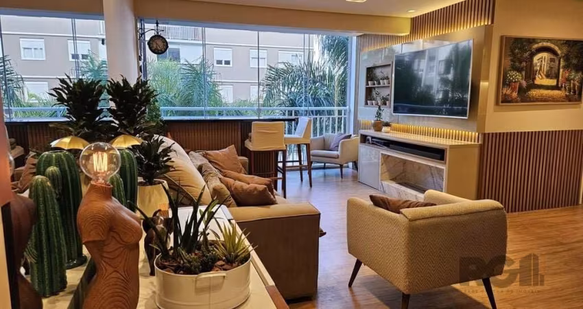 Oportunidade imperdível! Venda porteira fechada desse belíssimo apartamento finamente mobiliado e decorado. Arquitetura moderna bem distribuídos em 3 dormitórios, 1 suíte, sacada integrada com churras