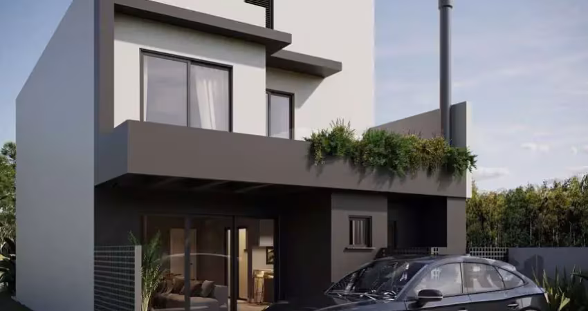 Casa em condomínio com 3 dormitórios, 3 suítes, lareira, churrasqueira, pátio, 2 vagas de garagem, no bairro ipanema, porto alegre/rs