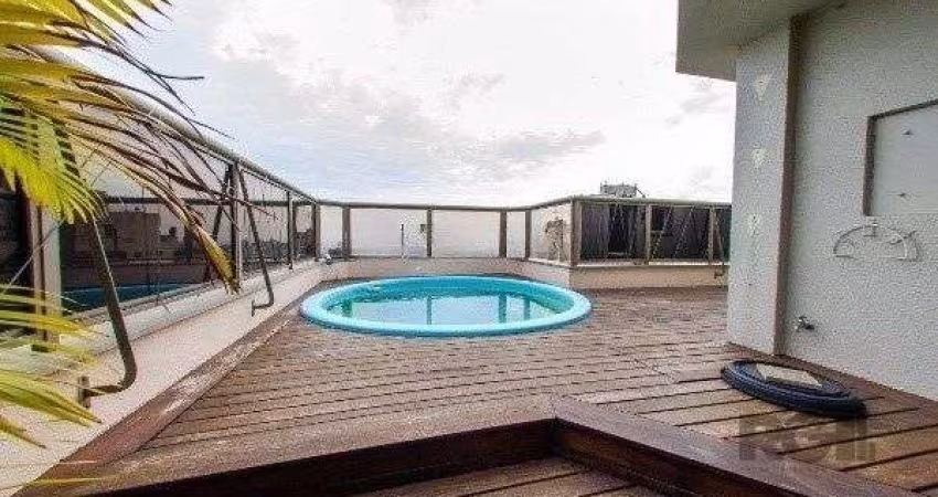 Vende-se ampla cobertura com 2 quartos transformados em 1 ampla suíte martes com closet, piscina, vista panoramica - 175m² - Auxiliadora