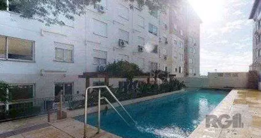 Apartamento dois dormitórios com vaga, condomínio Urbano Menino Deus