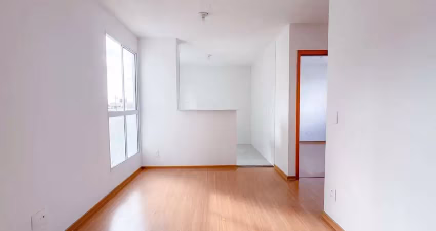 Apartamento com 02 quartos e 01 vaga escriturada, no morro santana