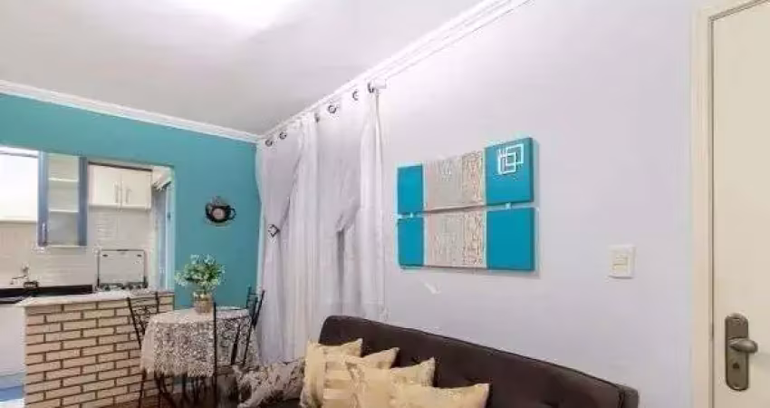 Apartamento no centro de 1 dormitório semi mobiliado