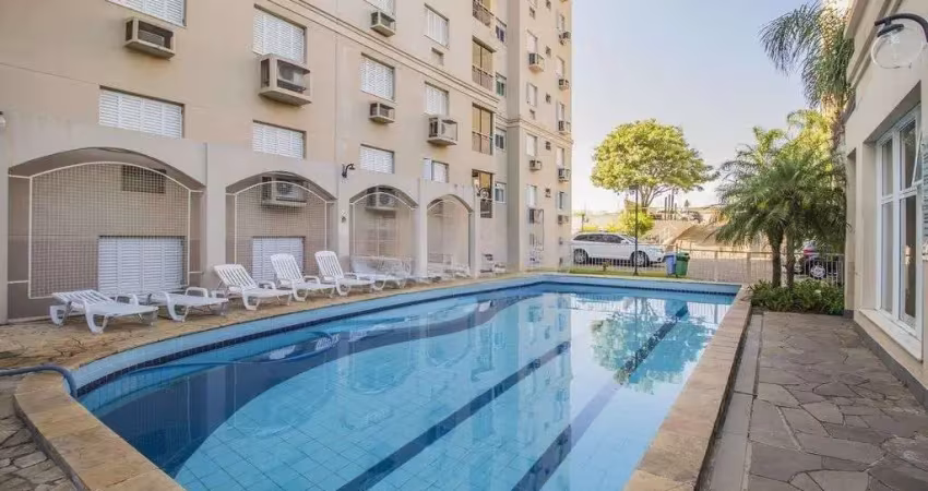 Apartamento com sacada e churrasqueira, 52m² privativos, 2 dormitórios e 1 vaga de garagem escriturada, na lindolfo henke - bairro sarandi