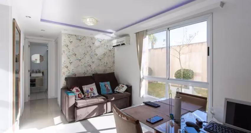 Apartamento térreo, semi mobiliado, com 54,81 m² de área privativa, 3 dormitórios e 1 vaga de garagem2
