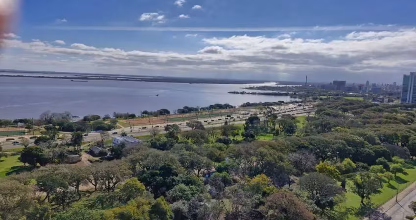Apartamento de frente para o guaíba/parque marinha do brasil, com 3 dormitórios, 2 garagens cobertas