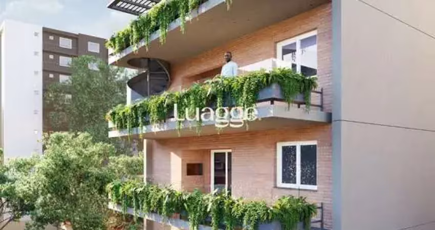 Apartamento garden de 2 dormitórios, 1 suíte e 2 vagas de garagem.