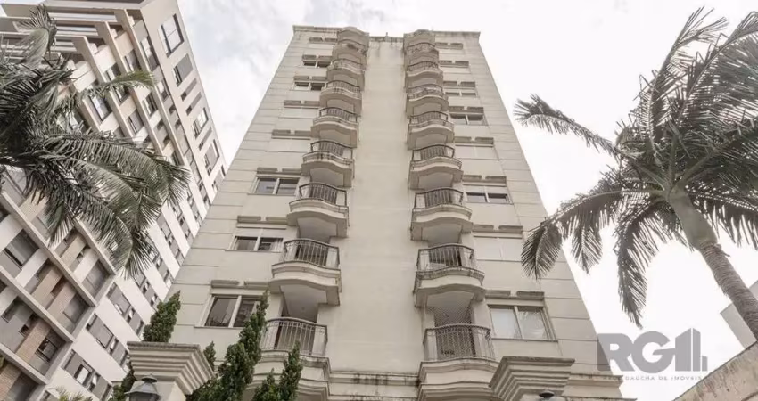 Apartamento de um quarto, suíte e uma vaga de garagem no bairro menino deus em porto alegre.