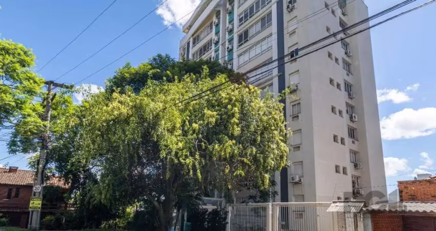 Apartamento de um quarto (dormitório) e uma vaga de garagem no bairro jardim botânico em porto alegre.