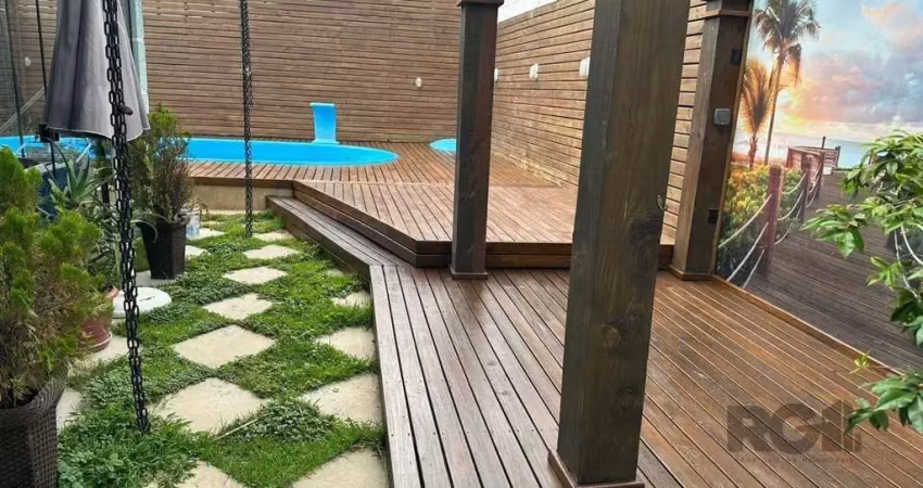 Casa 3 dormitórios - piscina - lareira - área gourmert - centro - eldorado do sul - rs