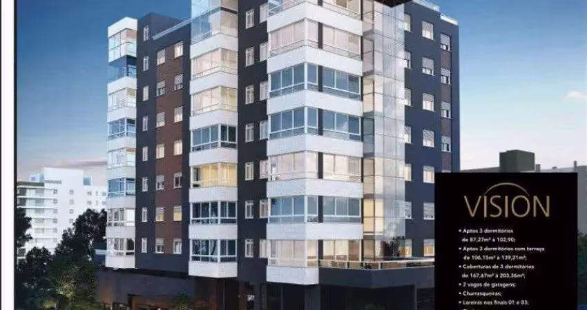 Apartamento 3 d-1 suíte-vaga dupla / 102,90 m² -sta. tereza