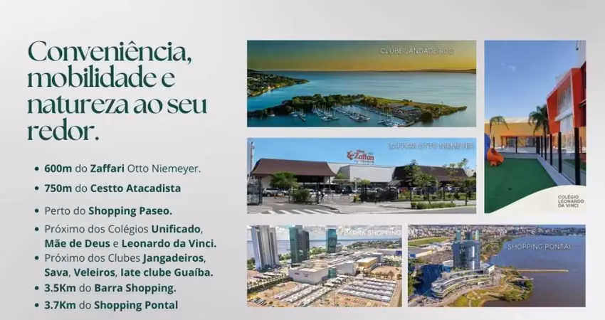 Apartamento no bairro tristeza com 2 suítes e 2 vagas (conclusão em 2028)
