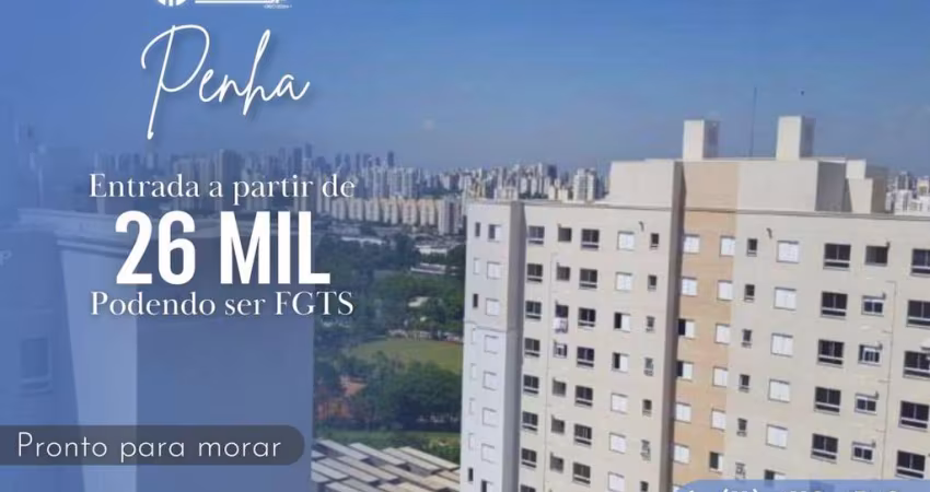 Apartamento para Venda em São Paulo, Penha, 2 dormitórios, 1 banheiro, 1 vaga