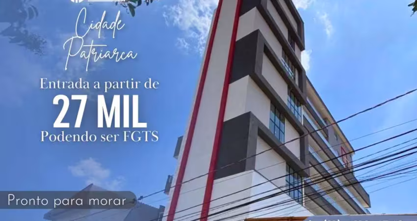 Apartamento para venda em são paulo, cidade patriarca, 2 dormitórios, 1 banheiro, 1 vaga
