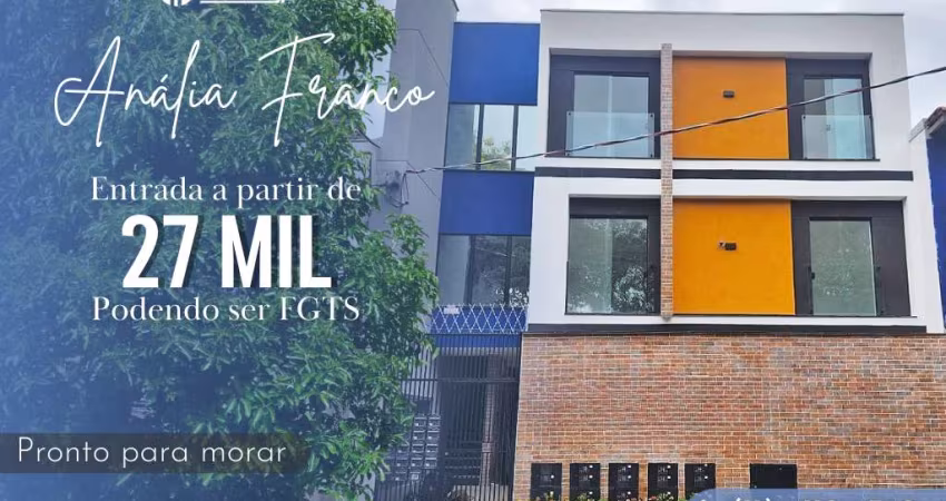Casa Sobreposta para Venda em São Paulo, Jardim Anália Franco, 2 dormitórios, 1 banheiro