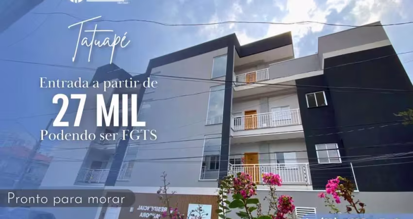 Apartamento para venda em são paulo, tatuapé, 2 dormitórios, 1 banheiro