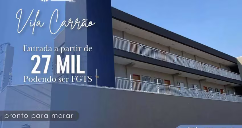 Apartamento para venda em são paulo, vila carrão, 2 dormitórios, 1 banheiro