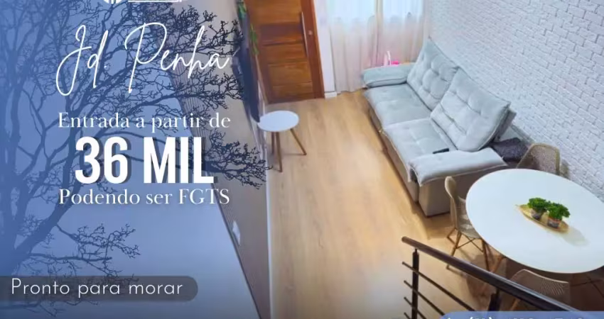 Sobrado em condomínio para venda em são paulo, jd penha, 2 dormitórios, 2 banheiros, 1 vaga