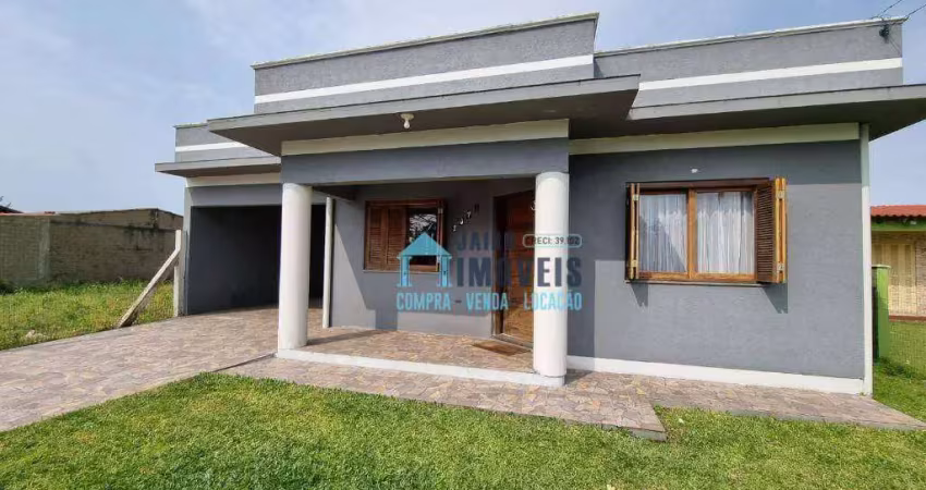 Casa com 3 dormitórios à venda, r$ 313.000 - nova tramandaí - tramandaí/rs