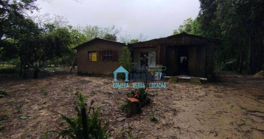 Belo Sítio com casa, medindo 1 hectare à venda por R$ 150.000 - Rancho Velho - Capivari do Sul/RS