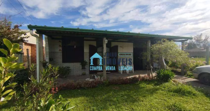 Casa com 3 dormitórios à venda, 110 m² por r$ 115.000 - centro - balneário pinhal/rs