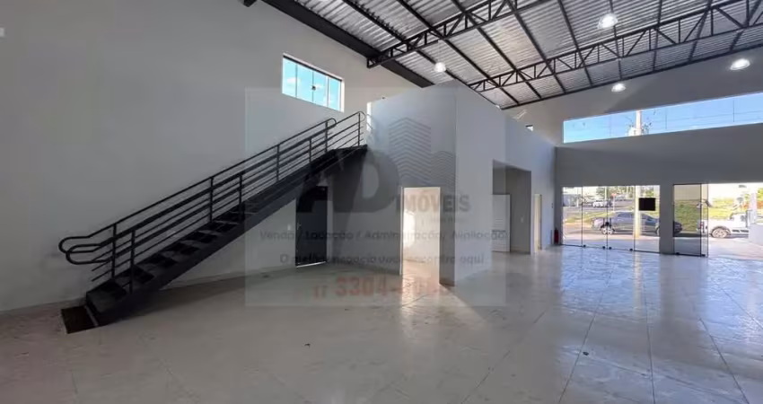 Salão comercial para locação em são josé do rio preto, setsul, 2 banheiros
