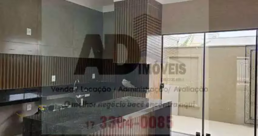 Casa para venda em mirassol, residencial mais parque mirassol, 3 dormitórios, 1 suíte, 2 banheiros, 2 vagas