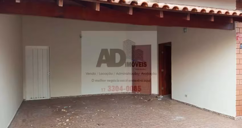 Casa para locação em são josé do rio preto, jardim residencial vetorasso, 3 dormitórios, 1 suíte, 3 banheiros, 2 vagas
