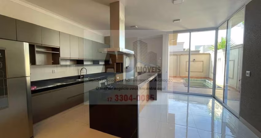 Casa em Condomínio para Locação em São José do Rio Preto, Parque Residencial Damha VI, 3 dormitórios, 1 suíte, 3 banheiros, 4 vagas