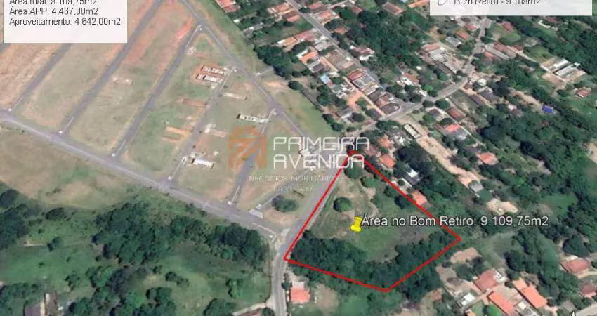 Oportunidade - área de 9.100m² com projeto aprovado - bom retiro - sjc