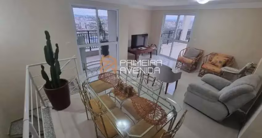 Cobertura duplex 243m² - 4 dorms, suíte - 3 vagas - jardim aquarius