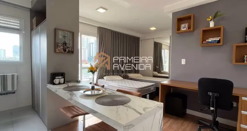 Apartamento studio mobiliado à venda - 37 m² - bairro jardim aquárius