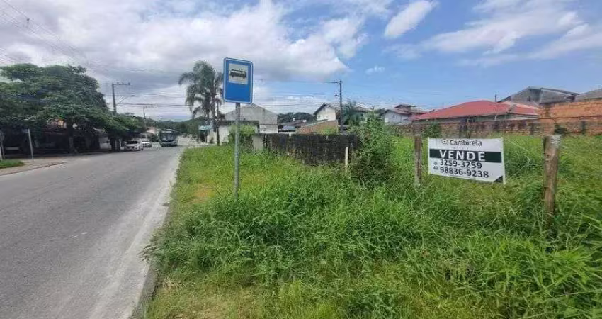 Terreno comercial à venda na Avenida Lisboa, Forquilhas, São José