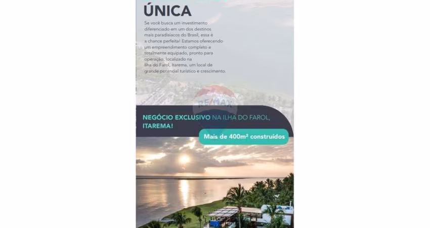 Lindo Restaurante HURA BEACH CLUB  à beira mar da  ILHA DO FAROL , Itarema No paraíso do Kite Surf