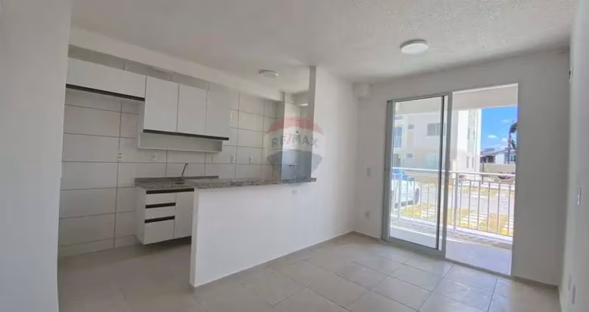Apto 2 quartos (sendo 1 suíte) e área lazer completa - eusébio/ce