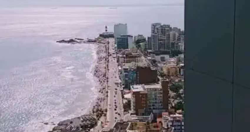 Apartamento alto padrão vista mar quatro suítes 3 varandas 3 garagens à venda na barra!