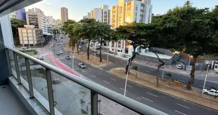 Apartamentos 1/4 sala para locação  em ondina com vista pro carnaval com rooftop!!