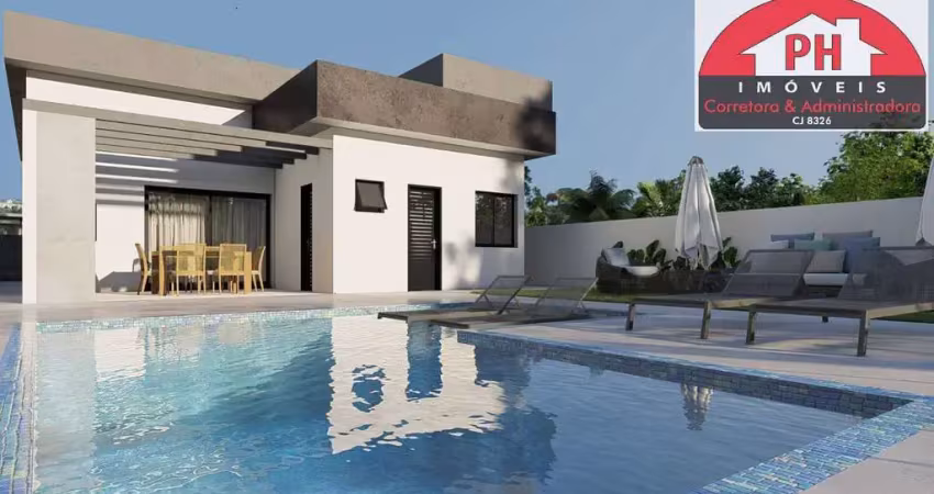 Casa de luxo 1ª locação no condomínio de luxo com 3 suítes