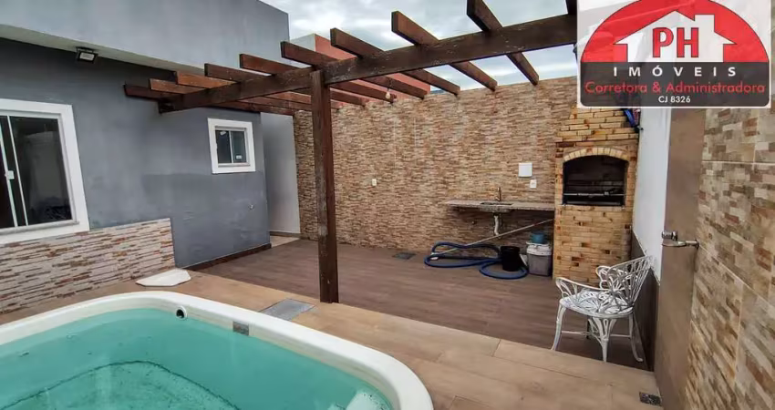 Casa nova de alto padrão com 3 quartos com piscina na nova são pedro