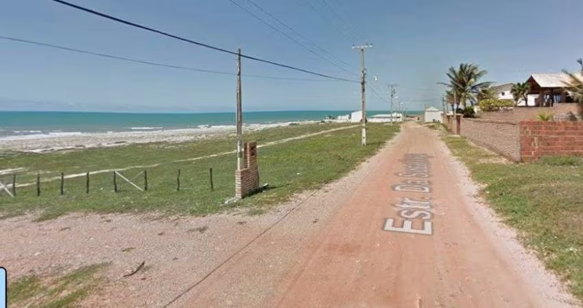 Terreno com 120metros de frente mar e aria 4800 m2 Uruaú - Beberibe - CE