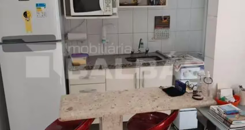 Apartamento 35m², 1 dormitório, vaga coberta, condomínio completo
