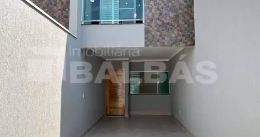 Sobrado novo - 3 dormitórios - 2 vagas - vila alpina