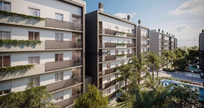 Apartamento com 2 dormitórios à venda, 59 m² por R$ 249.000,00 - Areal - Pelotas