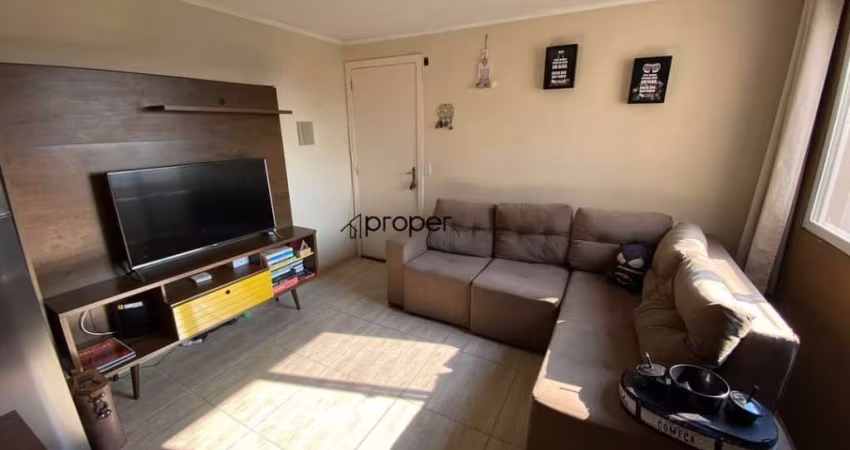 Apartamento com cozinha planejada, 2 dormitórios com móveis planejados de 43 m²