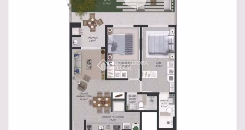 Apartamento com 2 quartos à venda na Rua Recanto do Sol, 573, Ingleses do Rio Vermelho, Florianópolis